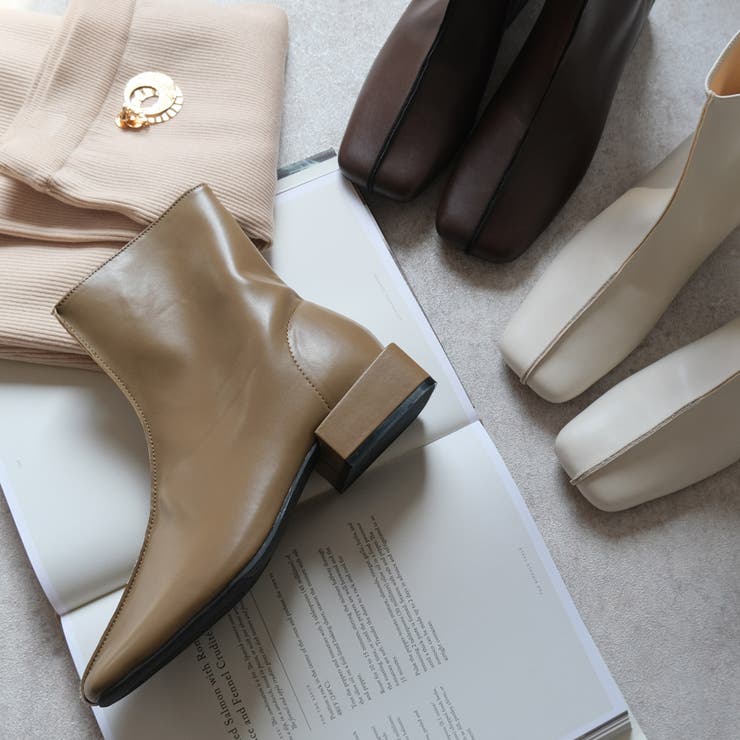 センターシーム ショートブーツ レディース | AmiAmi | 詳細画像19 