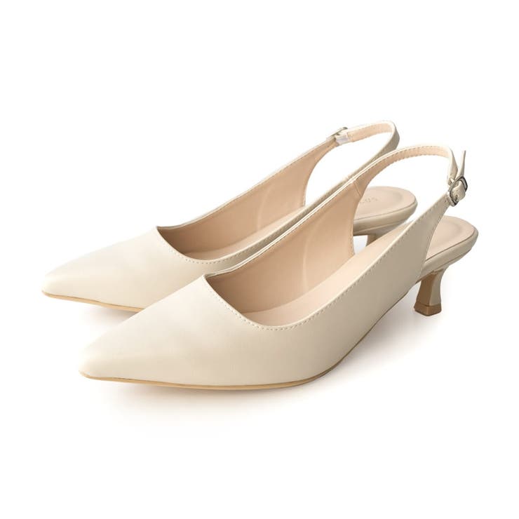 アイボリー(スムース) | バック ストラップ ミュール レディース | AmiAmi