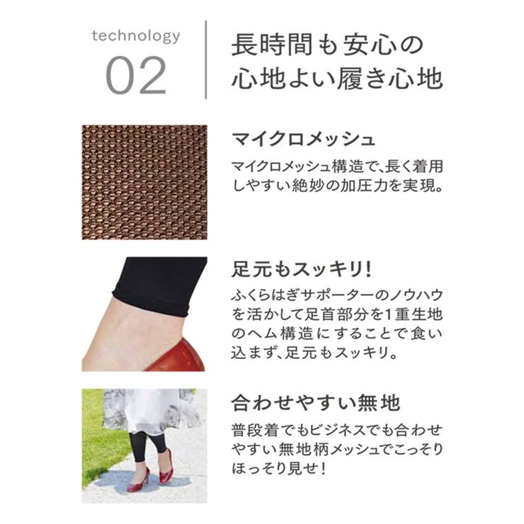 着圧レギンス 日本製 あしキュッと強圧レギンス | AmiAmi | 詳細画像3 