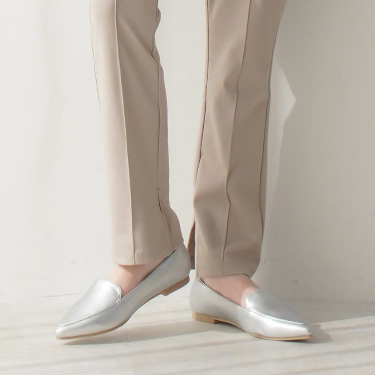 ポインテッドトゥ ローファー レディース[品番：BNZS1684025]｜AmiAmi