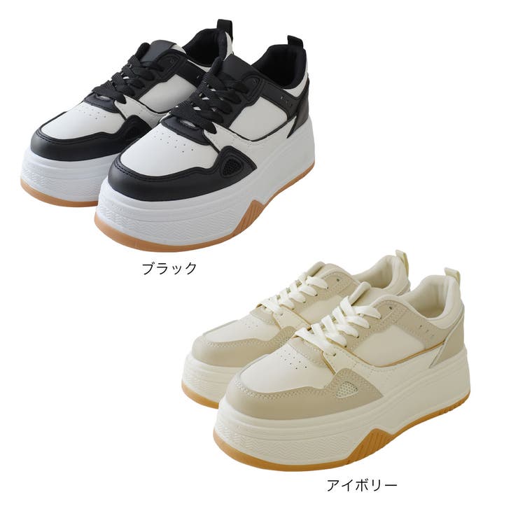 厚底 ローカット スニーカー レディース | AmiAmi | 詳細画像2 