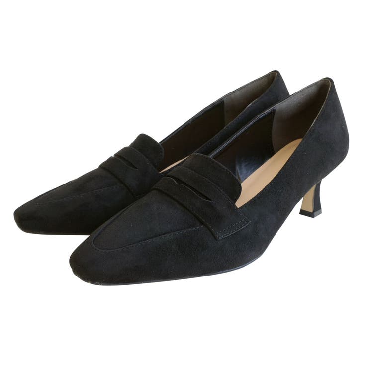 ブラック(スエード) | ローファー パンプス レディース | AmiAmi