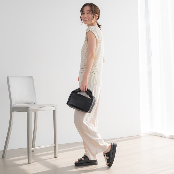 厚底 ビジュー サンダル レディース[品番：BNZS1684038]｜AmiAmi