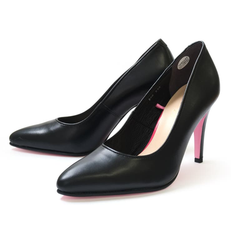 ブラック | 日本製 本革 パンプス レディース | AmiAmi