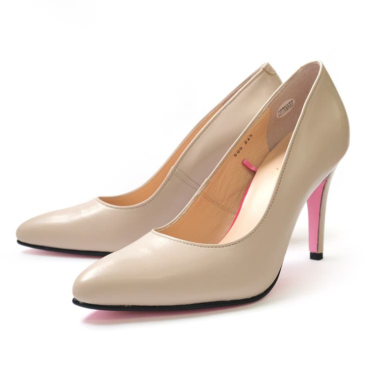 トープ(ヌメ) | 日本製 本革 パンプス レディース | AmiAmi