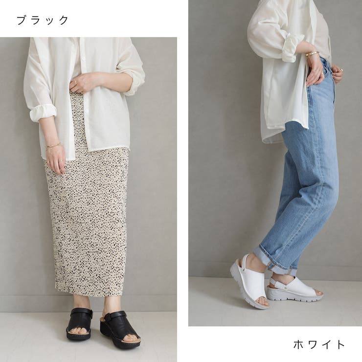 ウェッジソール サボ サンダル レディース[品番：BNZS1684091