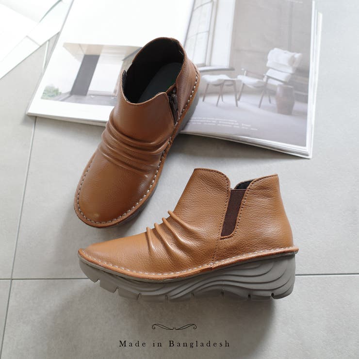 本革 サイドゴアブーツ レディース | AmiAmi | 詳細画像6 