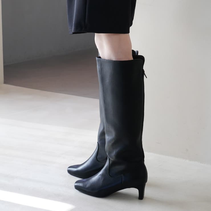 プレートヒール ロングブーツ レディース | AmiAmi | 詳細画像17 