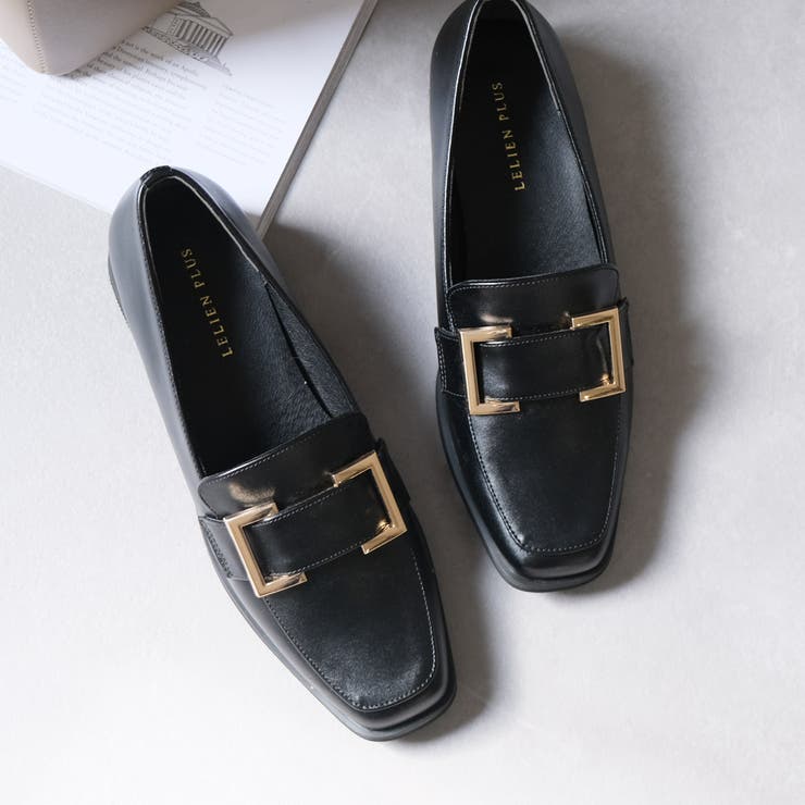 スクエアトゥ バックル ローファー レディース | AmiAmi | 詳細画像7 