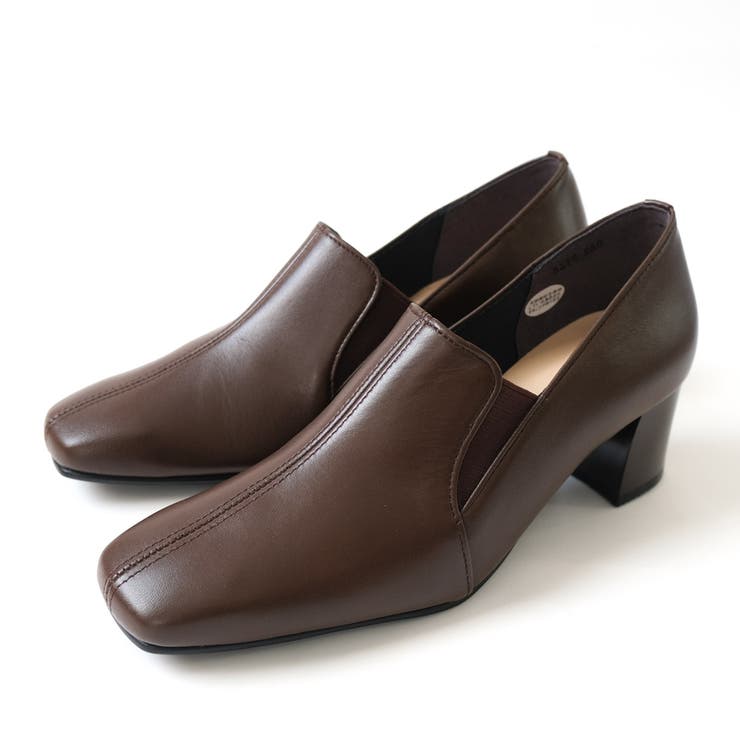 ブラウン | 日本製 ローファー パンプス レディース | AmiAmi