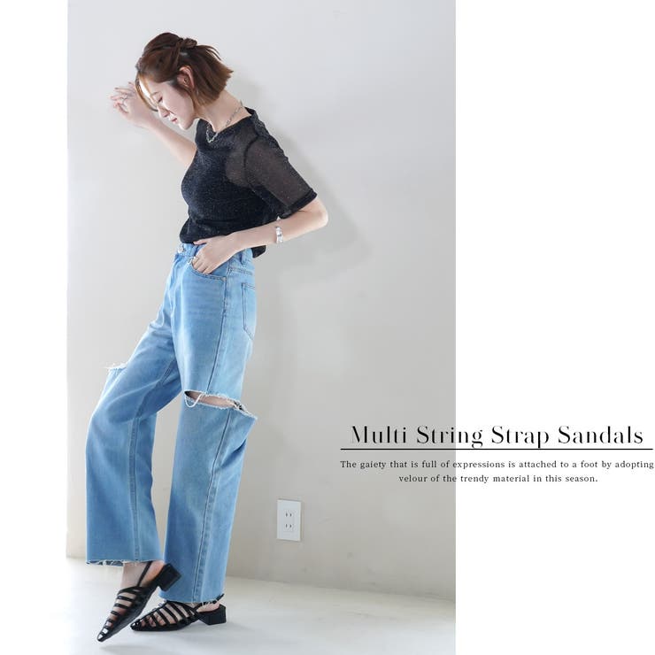 マルチストリング サンダル レディース | AmiAmi | 詳細画像9 