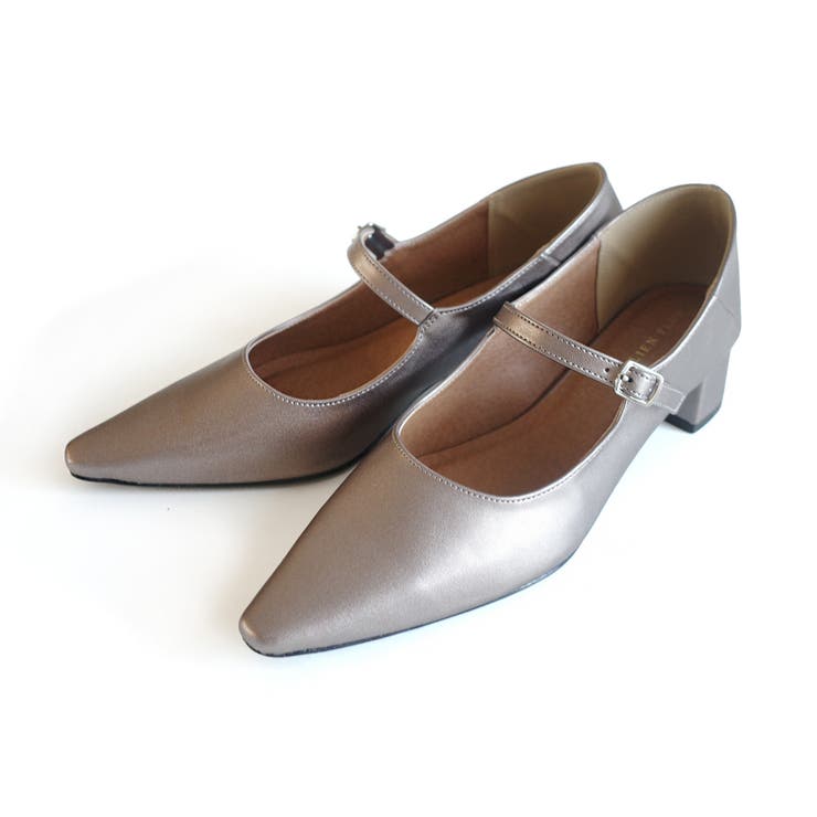 ブロンズ(スムース) | かかとが踏める 2WAY パンプス レディース | AmiAmi