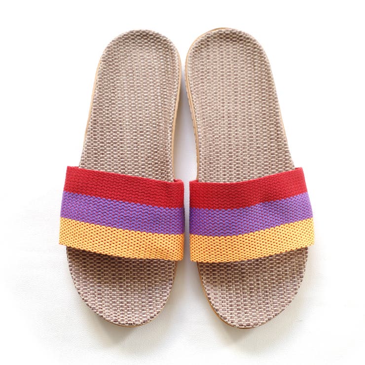 レッド | フラット サンダル レディース | AmiAmi