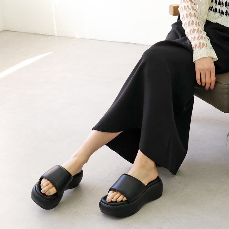 厚底 パデット サンダル レディース | AmiAmi | 詳細画像18 