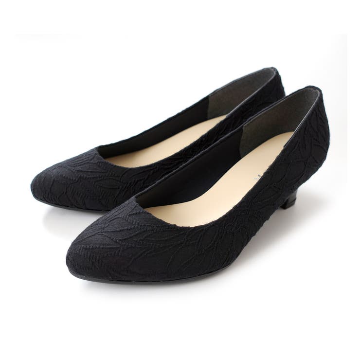 ブラック | 4E 幅広 パンプス レディース | AmiAmi