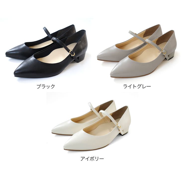 ローヒール ストラップ パンプス レディース | AmiAmi | 詳細画像2 