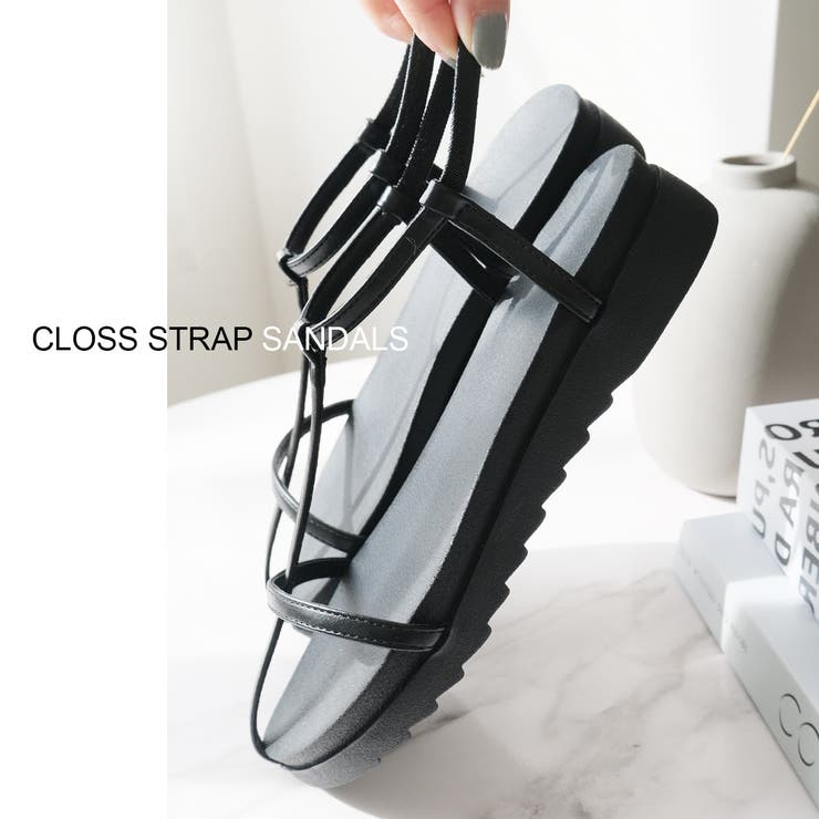 厚底 ストラップ サンダル レディース | AmiAmi | 詳細画像13 