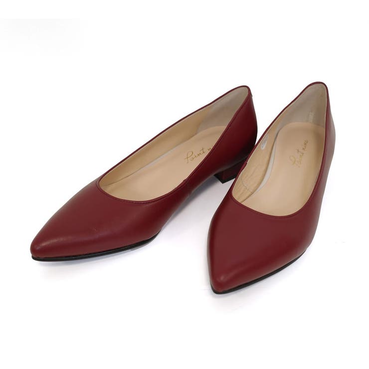 ワイン | 日本製 本革 パンプス レディース | AmiAmi