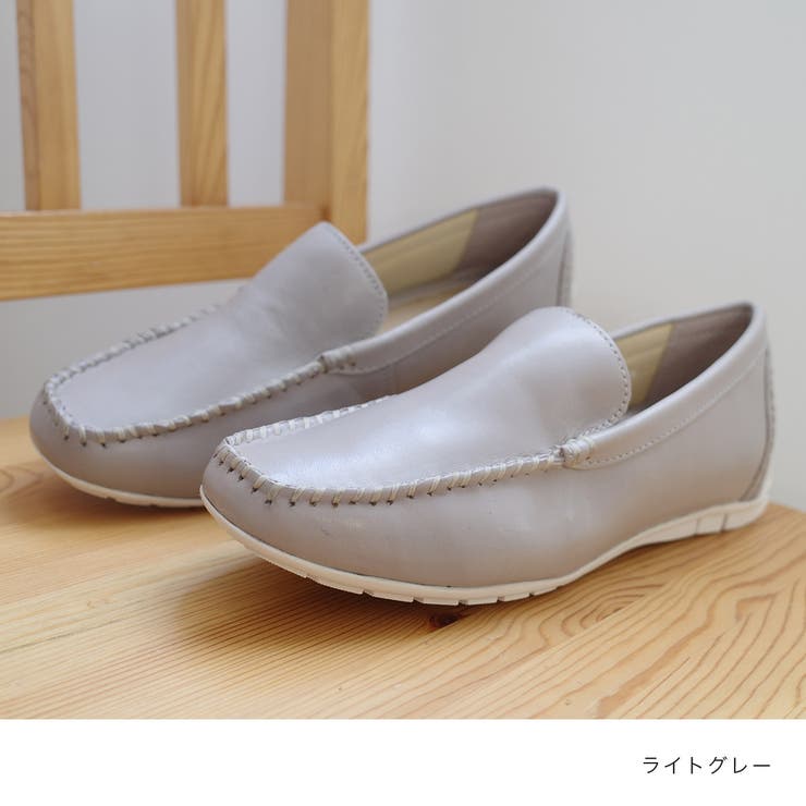 本革 ドライビングシューズ レディース[品番：BNZS1684291