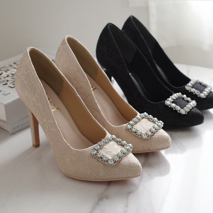 ビジュー ハイヒール パンプス レディース | AmiAmi | 詳細画像13 