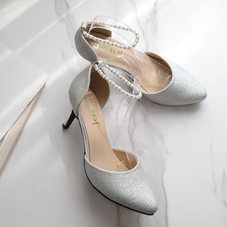 ラメ ストラップ ハイヒール パンプス レディース | AmiAmi | 詳細画像8 