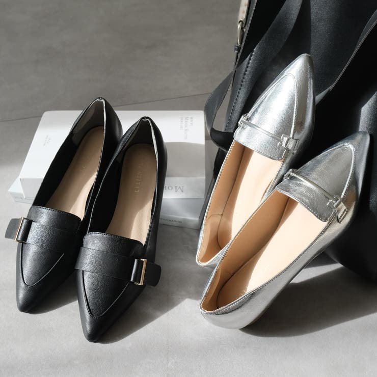 ポインテッドトゥ フラット パンプス レディース | AmiAmi | 詳細画像7 