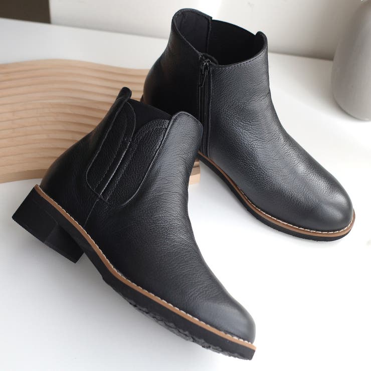 本革 サイドゴア ブーツ レディース | AmiAmi | 詳細画像15 