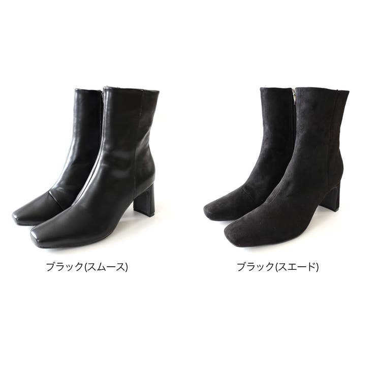 プレートヒール ショートブーツ レディース | AmiAmi | 詳細画像2 