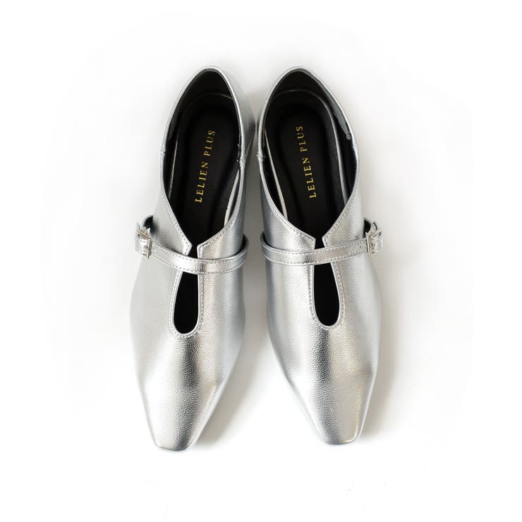 シルバー | 軽量 ローヒール バブーシュ レディース | AmiAmi