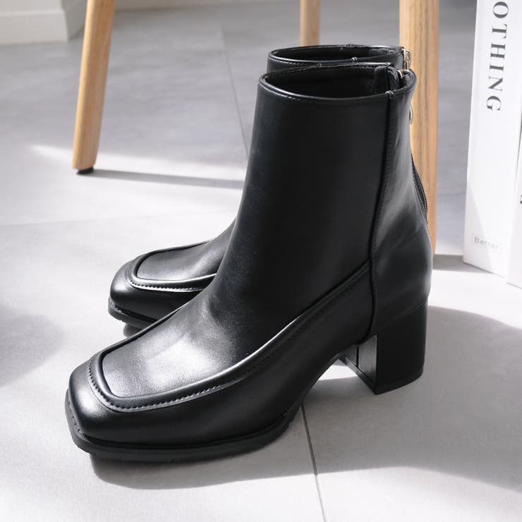 太ヒール ショートブーツ レディース | AmiAmi | 詳細画像14 