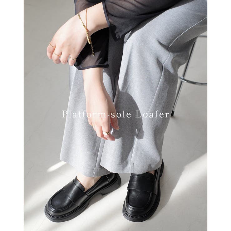 厚底 ローファー レディース | AmiAmi | 詳細画像4 