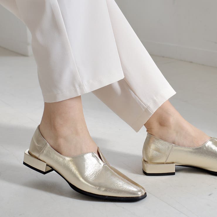 Vカット ローヒール パンプス レディース | AmiAmi | 詳細画像9 