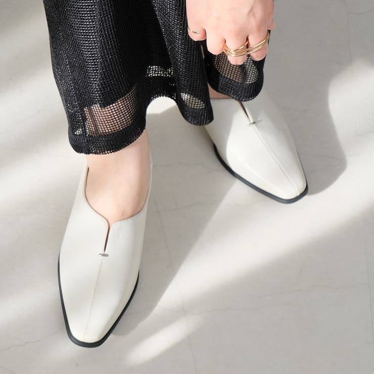 Vカット ローヒール パンプス レディース | AmiAmi | 詳細画像13 