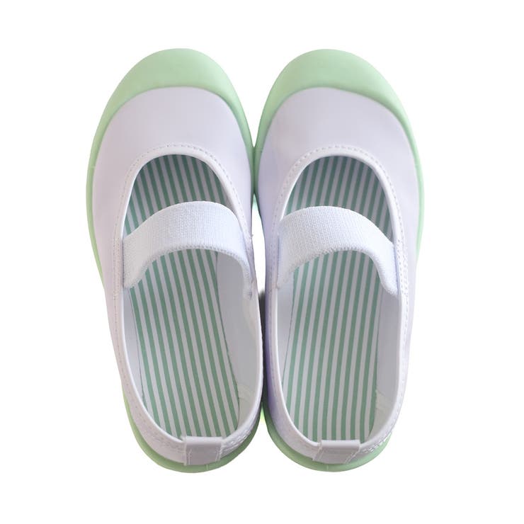 ミントグリーン(PVC) | パステルカラー 上履き キッズ | AmiAmi☆kids