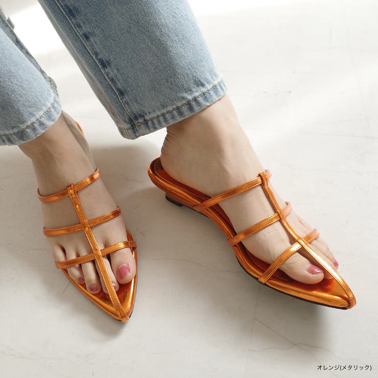 ローヒール ウェッジ ストラップ サンダル レディース | AmiAmi | 詳細画像12 