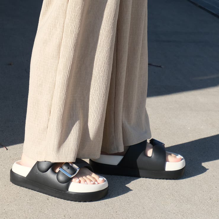 厚底 ダブルベルト サンダル レディース | AmiAmi | 詳細画像15 