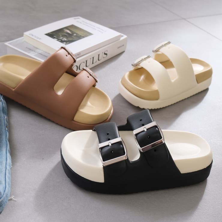 厚底 ダブルベルト サンダル レディース | AmiAmi | 詳細画像19 