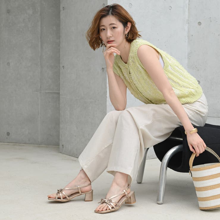 リボン ストラップ サンダル レディース | AmiAmi | 詳細画像4 