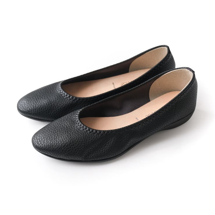 ブラック | アーモンドトゥ ローヒール パンプス レディース | AmiAmi