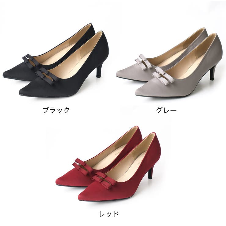 ダブルリボン パンプス レディース | AmiAmi | 詳細画像2 