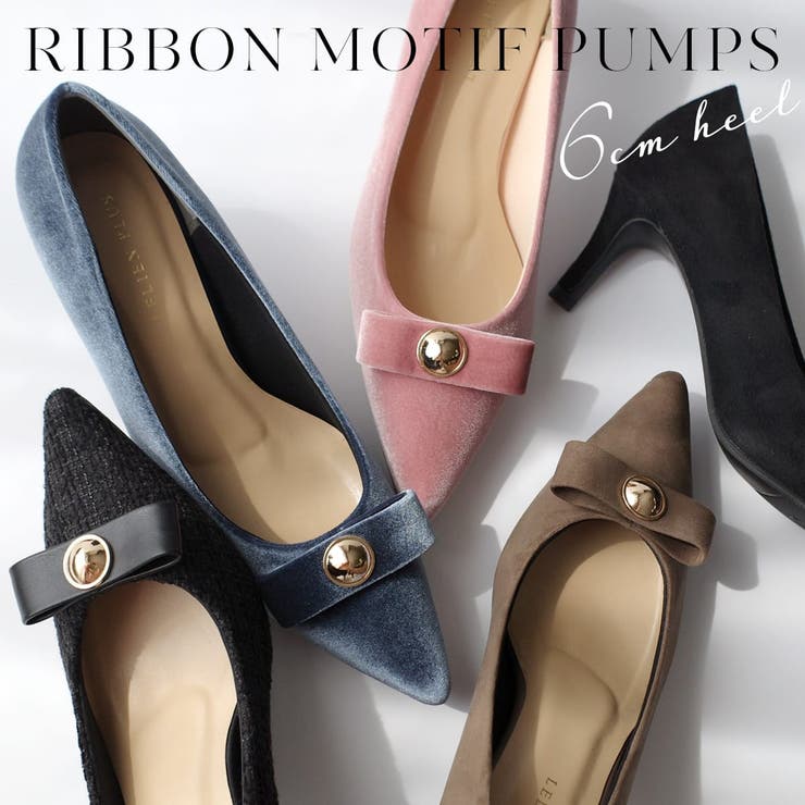 リボン パンプス レディース | AmiAmi | 詳細画像1 