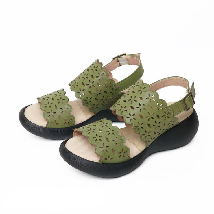 fukamidori | ダブルベルト サンダル レディース | AmiAmi