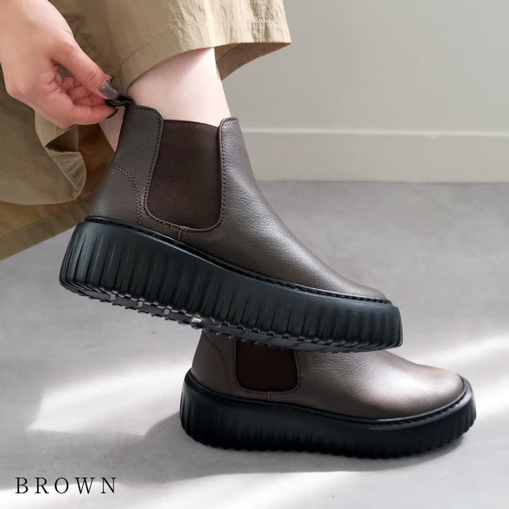 本革 サイドゴアブーツ レディース | AmiAmi | 詳細画像20 