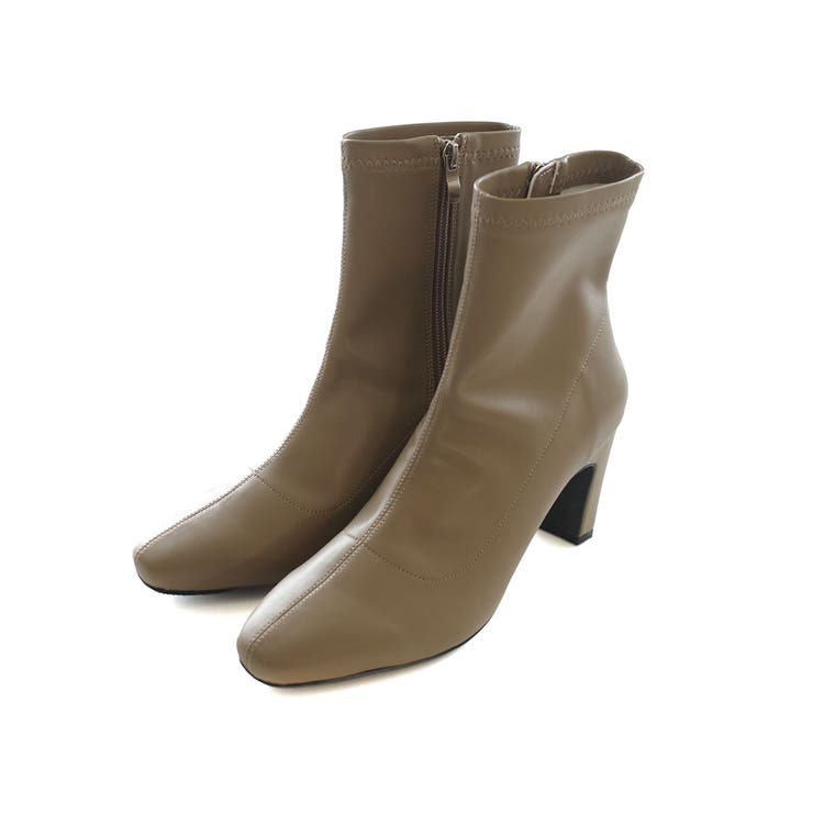 8センチヒール ショートブーツ レディース[品番：BNZS1684611]｜AmiAmi