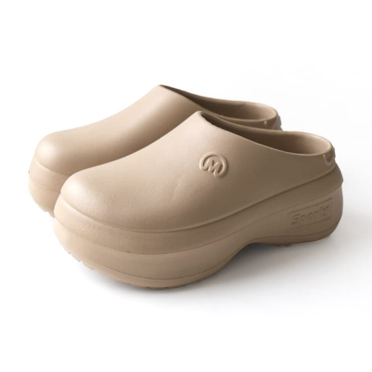 ベージュ | 厚底 クロッグ シューズ レディース | AmiAmi