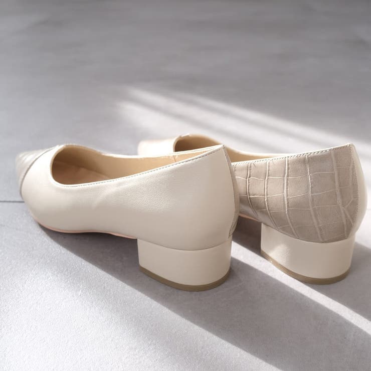 バイカラー 太ヒール パンプス レディース | AmiAmi | 詳細画像18 