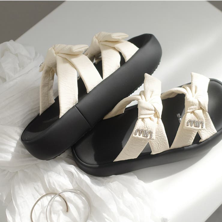 ダブルリボン サンダル レディース | AmiAmi | 詳細画像7 