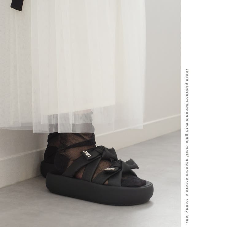 ダブルリボン サンダル レディース | AmiAmi | 詳細画像17 