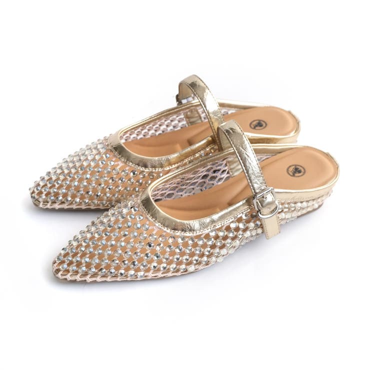 ゴールド | ウェッジソール ミュール レディース | AmiAmi