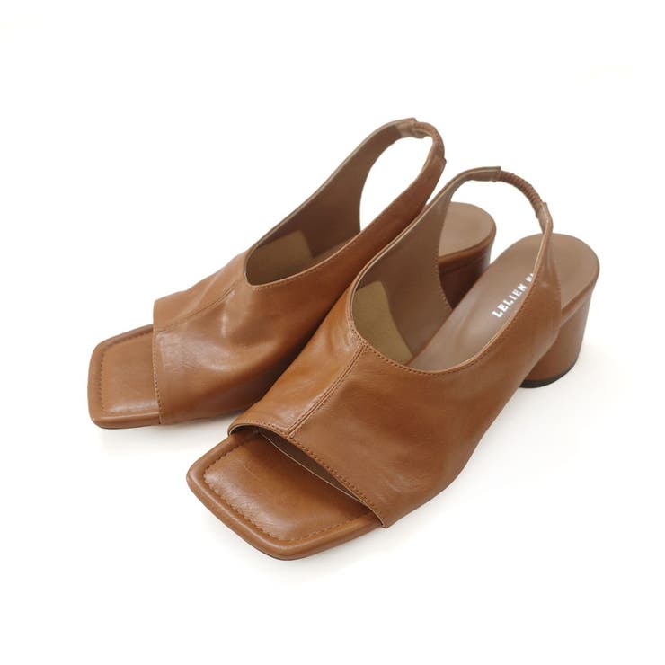 ブラウン | バックストラップ サンダル レディース | AmiAmi